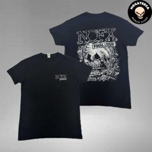 NOFX Final Tour 2024 Final Skull Merch Two Sides T-Shirt