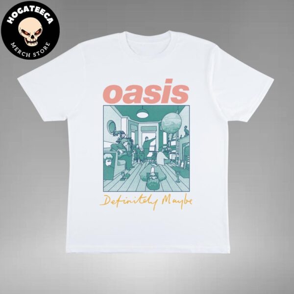 Oasis Definitely Maybe 30th Anniversary Merch Artwork T-Shirt