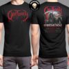 Obituary US Headline Shows 2024 Chopped In Half Merch Two Sides T-Shirt