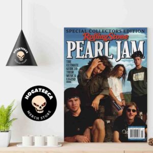 Pearl Jam And The Rolling Stone Special Collectors Edition Magazine 2024 Home Decor Poster Canvas