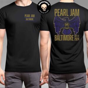 Pearl Jam Dark Matter World Tour 2024 Merch Shirt In Baltimore MD At CFG Bank Arena On 9 12 2024 Two Sides Unisex T-Shirt