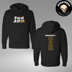 Pearl Jam Merch World Tour 2024 Two Sides Unisex Hoodie Shirt