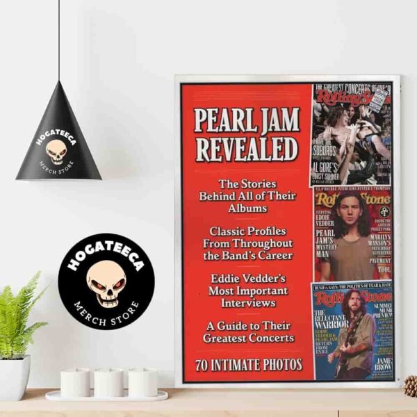 Pearl Jam The Rolling Stone Ultimate Guide Collectors Edition 2024 Magazine Home Decor Poster Canvas