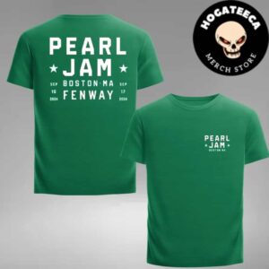 Pearl Jam With Glen Hansard Dark Matter World Tour Merch Lansdowne Tee In Boston MA At Fenway Park On September 15 And 17 2024 All Over Print Essentials T-Shirt