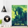 Pearl Jam With Glen Hansard Dark Matter World Tour Merch Poster Art By Helen Kennedy In Boston MA At Fenway Park On September 15 And 17 2024 Poster Canvas