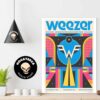 Weezer Voyage To The Blue Planet Tour Merch Poster For Show In Washington Dc At The Anthem On September 14-15 2024 Home Decor Poster Canvas