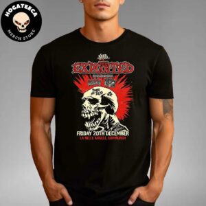 Punk Legends The Exploited Return To LA Belle For A Christmas 2024 Show With Special Guests Hot Action Waxing And Happy Spastics Merch Unisex T-Shirt