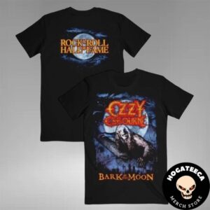 Rock And Roll Hall Of Fame 2024 OSBOURNE BARK AT THE MOON Two Sides Unisex T-Shirt