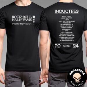 Rock And Roll Hall Of Fame Introduction 2024 Line Up Two Sides Unisex T-Shirt