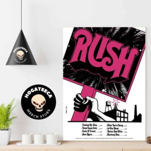 Rush Working Man 50th Anniversary USA Colorway Home Decor Poster Canvas