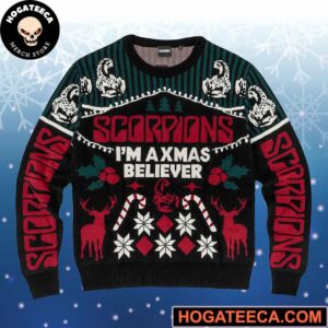 Scorpions Rock Band I’m A Xmas Believer Chirstmas Gifts 2024 Xmas For Family And Friends Ugly Sweater