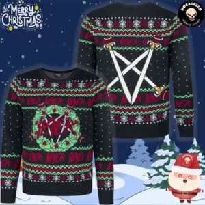 Slayer Band For Family And Friends Chirstmas Gifts 2024 Xmas Ugly Sweater