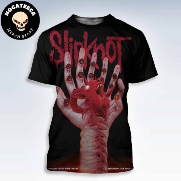 Slipknot Merch City Specific Tee At Ford Idaho Center Amphitheater On September 11 2024 In Nampa ID All Over Print Shirt