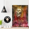 Slipknot Merch Poster On Sep 7 2024 At White River Amphitheater In Auburn WA with Knocked Loose and Vended Home Decor Poster Canvas