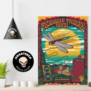 Tadeshi Trucks Band Merch Poster In Nashville TN At Ascend Amphitheater On September 21 2024 Home Decor Poster Canvas