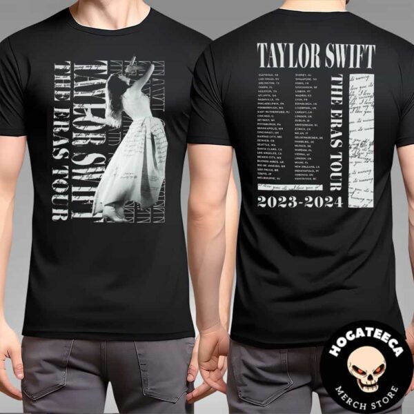 Taylor Swift Merch The Eras Tour 2023-2024 The Eras Tour TTPD Live Photo Two Sides Unisex T-Shirt