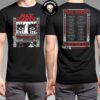 The Alice Cooper Cosmic 2024 Tour Back Schedule List Merchandise Two Sides T-Shirt