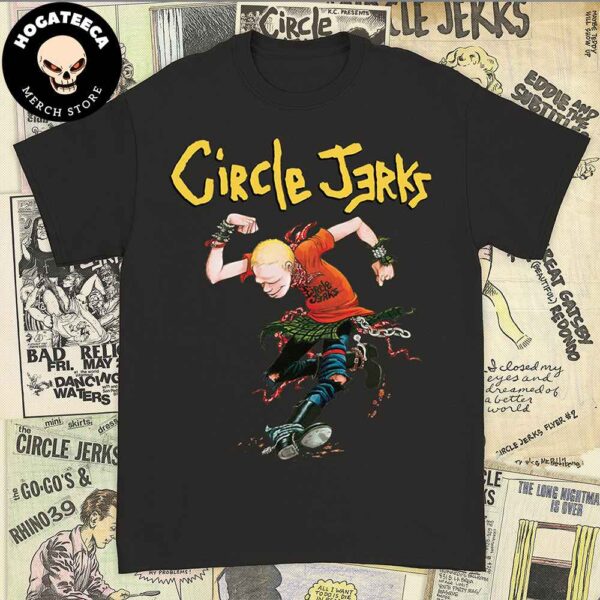 The Circle Jerks Full Color Skank Man North America Tour 2024 Unisex T-Shirt