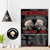 The Exploited Let’s Stop A War North America Tour 2024 Schedule List Home Decor Poster Canvas