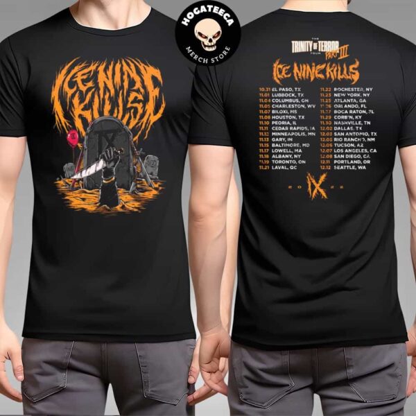 The Ice Nine Kills TOT3 Tour Merchandise Two Sides Unisex T-Shirt