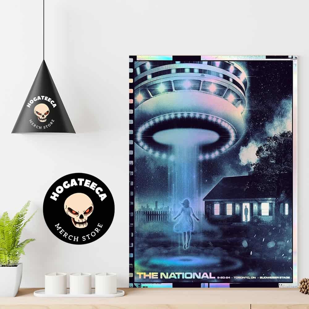The National Merch Poster For Show In Toronto On At Budweiser Stage On September 20 2024 Designed By Christopher Everhart Home Decor Poster Canvas