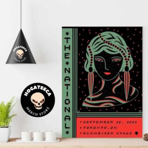 The National Merch Poster For Show In Toronto On At Budweiser Stage On September 20 2024 Designed By Jesse Purcell Home Decor Poster Canvas