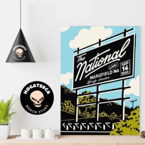 The National The Zen Diagram Tour Is In Mansfield Ma On Sep 14 2024 At The Xfinity Center Home Decor Poster Canvas