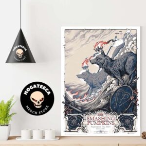 The Smashing Pumpkins Merch Poster For Concert In Denver Co On September 7th 2024 Home Decor Poster Canvas