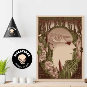 The Smashing Pumpkins Merch Poster For Show In Inglewood September 14 2024 Home Decor Poster Canvas