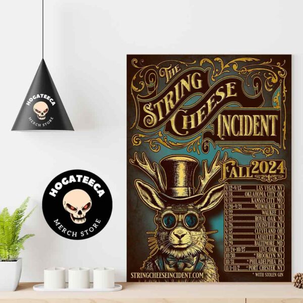 The String Cheese Incident Fall Tour 2024 Performance Schedule From September to November Home Decor Poster Canvas