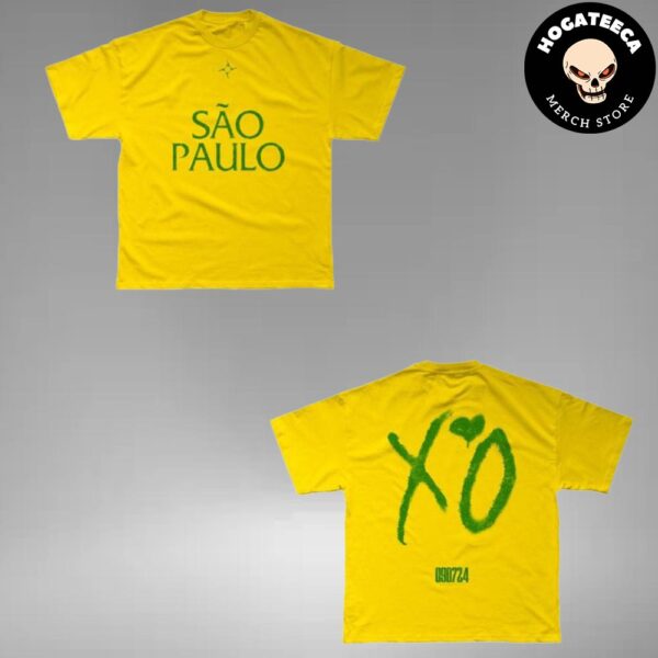 The Weeknd Hurry Up Tomorrow Songs At Livestreamed Sao Paulo XO All Over Print Shirt