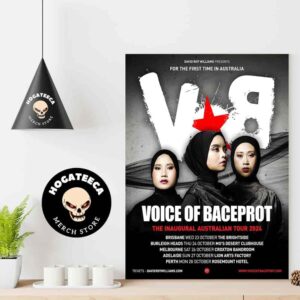 Voice of Baceprot The Inaugural Australian Tour 2024 Schedule List Home Decor Poster Canvas