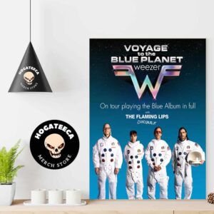 Voyage To The Blue Planet Weezer On Tour Playing The Blue Album Un Full With The Flaming Lips Dinosaur Jr Home Decor Poster Canvas