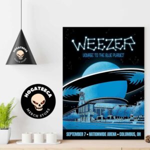 Weezer Voyage To The Blue Planet On September 7 At Nationwide Arena In Columbus OH Home Decor Poster Canvas