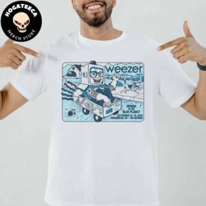 Weezer Voyage To The Blue Planet Tour Merch Poster For Show In Washington Dc At The Anthem On September 14-15 2024 Merch Unisex T-Shirt