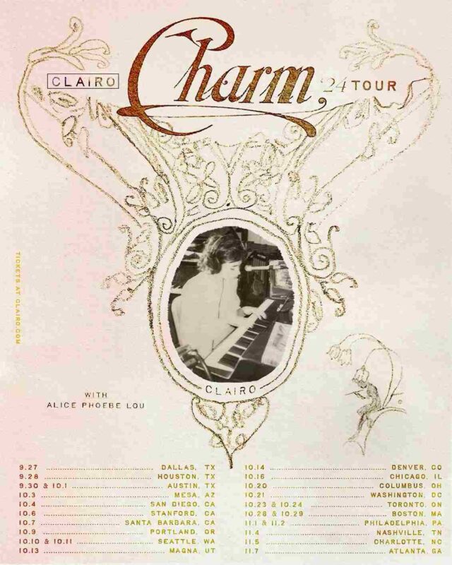 clairo charm tour 2024