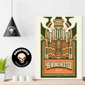 49 Winchesters Show At Iron City In Birmingham Alabama USA Earth On Oct 17 2024 Home Decor Poster Canvas