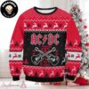 AC DC Brian Johnson Angus Young Black Chirstmas Gifts 2024 Xmas For Family And Friends Ugly Sweater