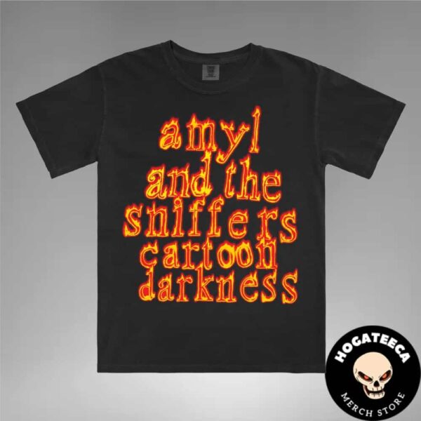 Amyl And The Sniffers Cartoon Darkness 2024 Unisex T-Shirt