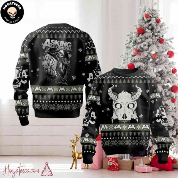 Asking Alexandria Chirstmas Gifts 2024 Xmas For Family And Friends Ugly Sweater