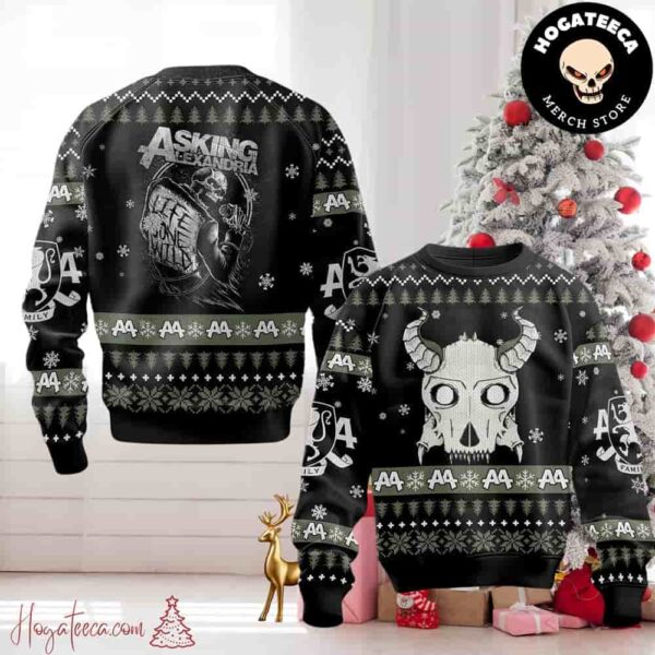 Asking Alexandria Rock Band Christmas Sweater Chirstmas Gifts 2024 Xmas For Family And Friends Ugly Sweater