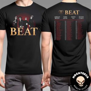 BEAT 2024 Tour Performing the music of 80s King Crimson Elephant Two Sides Unisex T-Shirt