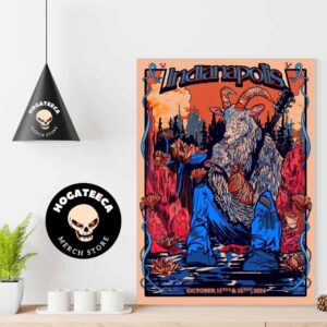 Billy Strings Merch In Indianapolis On October 11th And 12th 2024 Home Decor Poster Canvas