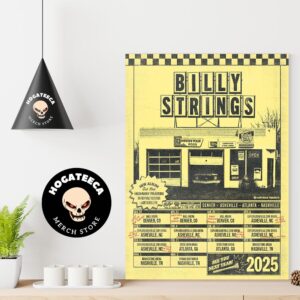 Billy Strings Winter Tour 2025 Ball Arena In Denver State Farm Arena In Atlanta and Bridgestone Arena In NashvilleHome Decor Poster Canvas