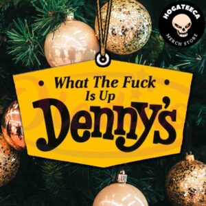 Blink 182 Dennys What The Fuck Is Up Christmas 2024 Tree Decorations Ornament