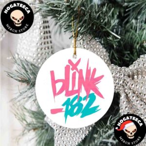 Blink 182 Rock And Roll Old School Rock Christmas 2024 Tree Decorations Ornament