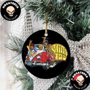 Blink 182 Rock N Roll   Old School Rock Christmas 2024 Tree Decorations Ornament