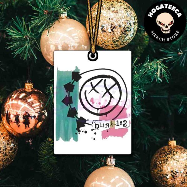 Blink 182 Smile Band World Tour Christmas 2024 Tree Decorations Ornament