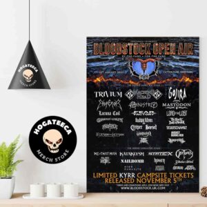 Blood Stock Open Air 2025 By The Fans For The Fans At Catton Park Derbyshire On August 7-10 2025 Home Decor Poster Canvas