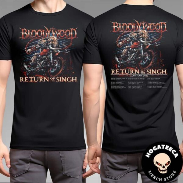 Bloodywood Return Of The Singh EU UK Tour 2025 Schedule Performance Unisex T-Shirt